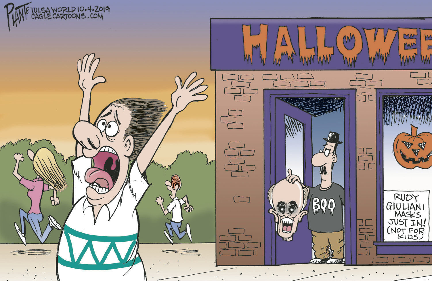 Bruce Plante Cartoon: Rudy, Rudy, Rudy